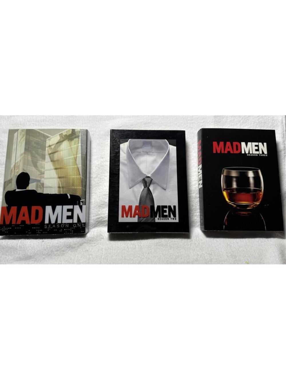 Mad Men Seasons 1-3 DVD Box Set Bundle Complete Series Collection AMC 12 Discs